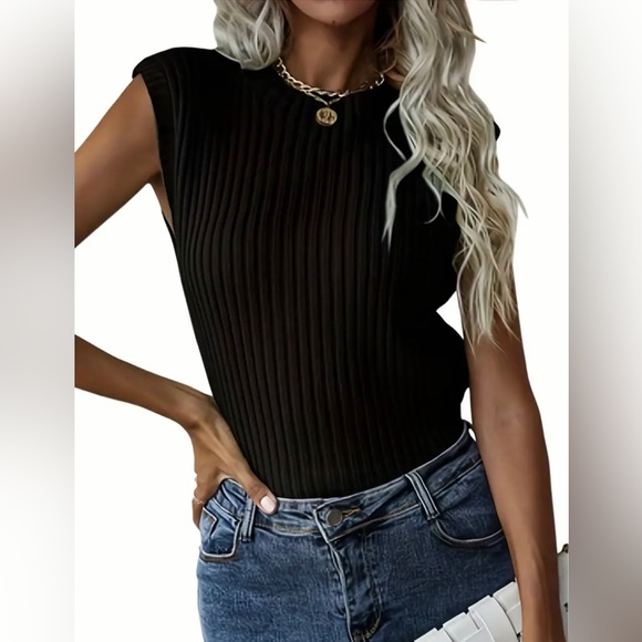 Eileen Fisher Ribbed Knit Top - Picture 3 of 7